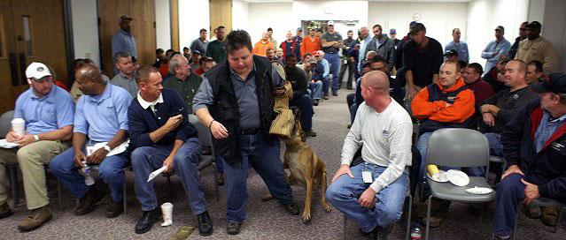 Dog Safety and Bite Prevention Training Seminar conducted at Delmarva Power for Gas Construction & Maintenance, Meter Service Department, Gas Operations, Engine